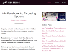 Tablet Screenshot of lisastoops.com